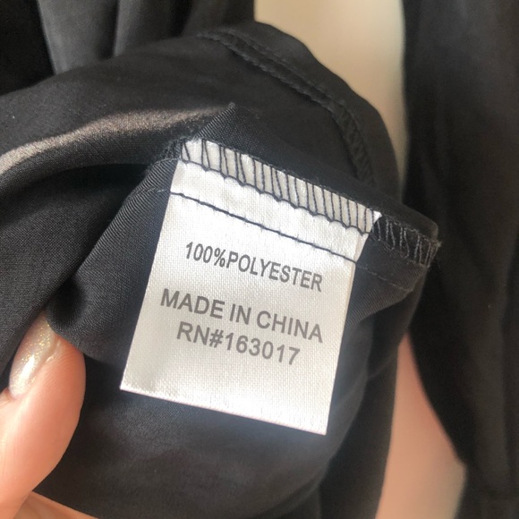 Princess Polly Forbidden Black Mini Shirt Dress 2 - Picture 8 of 9